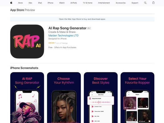 AI Rap Song Generator
