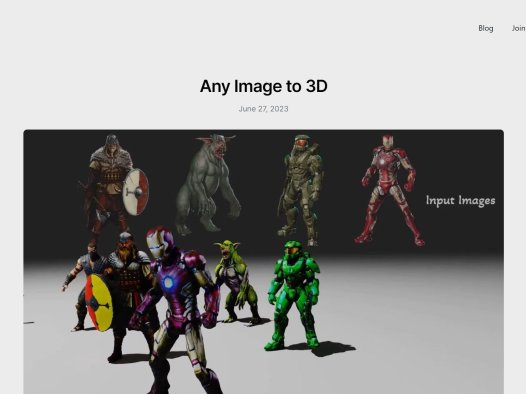 Any Image to 3D