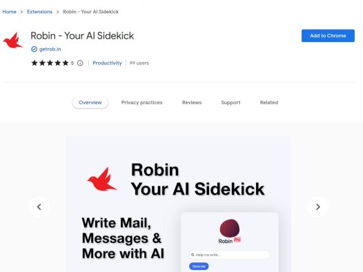 Robin – Your AI Sidekick