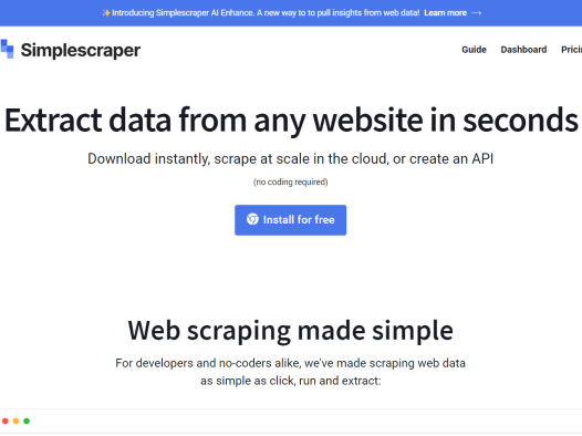 Simplescraper