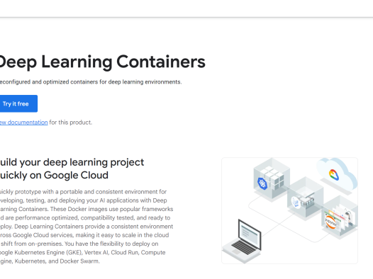 Google Deep Learning Containers