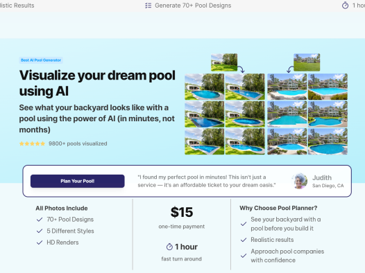 Pool Planner AI