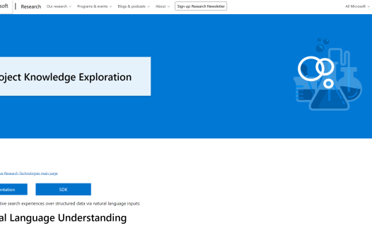 Microsoft Knowledge Exploration