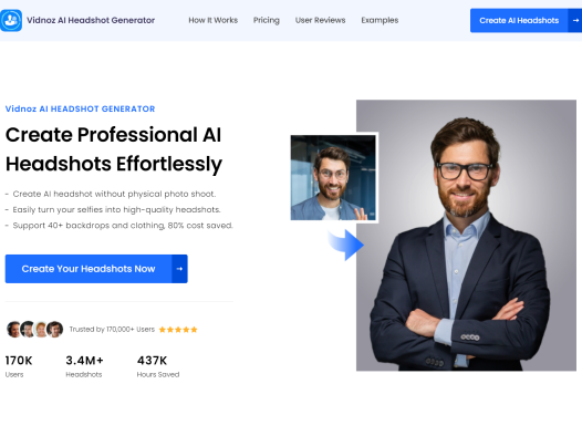 Vidnoz Headshot Generator