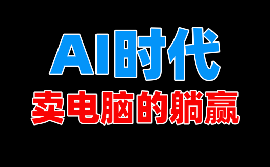 AI时代,大厂都在玩大模型,团队都在开发应用,个人能干嘛?卖电脑!卖电脑会不会是躺赢?