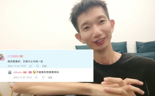 不是哥们，我开发AIStarter就不能赚点嘛？