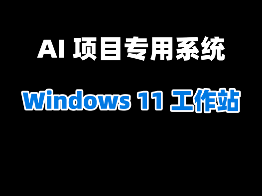 🖥️ 【2025年7.28日制作】AI 项目专用 Windows 11 工作站系统X64（纯净无精简版）