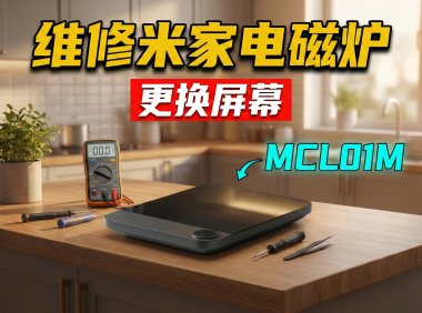 【硬件维修日志】电磁炉屏幕不亮但功能正常？无需万用表，基于“模块化”思维的低成本维修实录