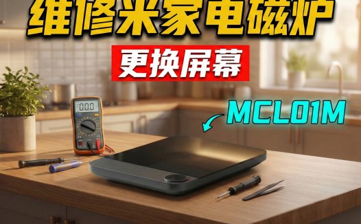 【硬件维修日志】电磁炉屏幕不亮但功能正常？无需万用表，基于“模块化”思维的低成本维修实录