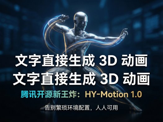 腾讯混元 Hunyuan3D-Motion 深度解析：如何绕过复杂的 PyTorch 环境，一键部署 3D 运动生成模型？