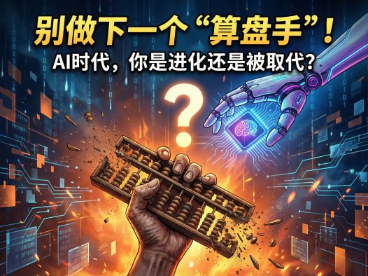 AI会不会取代程序员?从算盘到Excel再到AI:熊哥用工业革命历史告诉你,拥抱变化才能成为超级个体(2026最新观点)
