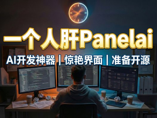 Panelai 官网原型图出炉：一行代码私有化部署 + 资源市场 + MCP智能体全景预览