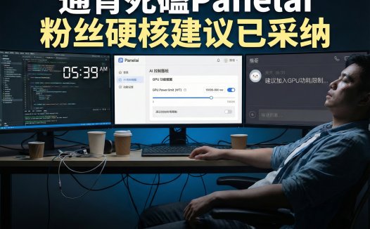 PanelAI 服务器版最新进展:粉丝反馈驱动迭代 + GPU 功耗限制 + 驱动检测 + AI 智能诊断,2026 年开源前瞻