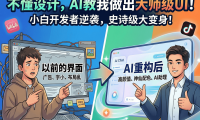 不懂UI设计却用AI重塑软件界面：AIStarter史诗级升级详解——纯净AI助理首页+独立模型/日志管理+告别广告臃肿，新架构彻底革命