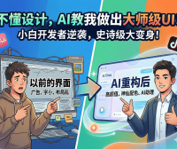 不懂UI设计却用AI重塑软件界面：AIStarter史诗级升级详解——纯净AI助理首页+独立模型/日志管理+告别广告臃肿，新架构彻底革命