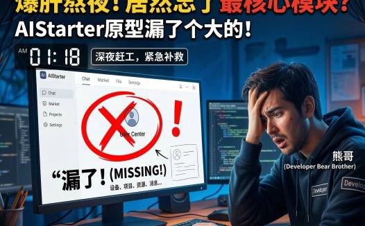 AIStarter新版开发进度曝光！Panelai API已打通 + 个人中心原型设计启动，旧版499元永久订阅最后窗口（新版即将999元）