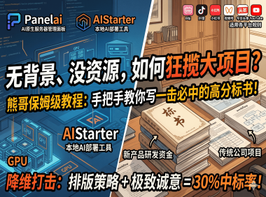 IT创业者实战干货：没背景也能轻松中标！标书如何写、如何做厚做美观？熊哥完整投标流程详解