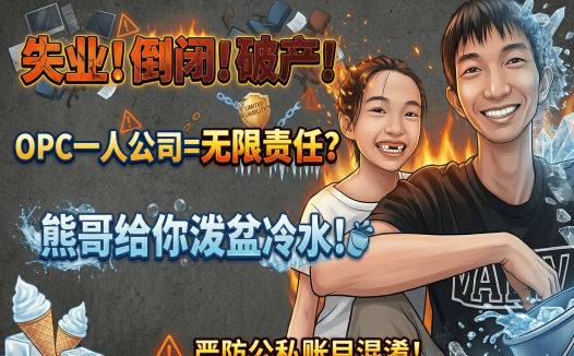 程序员必看！一人公司+AI创业真实避坑：6年老司机详解OPC注册、财务分离、审计成本与软件开发适配性