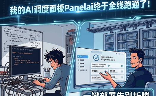 PanelAI 全线跑通！一键部署“小龙虾”等AI项目，彻底告别繁琐服务器配置
