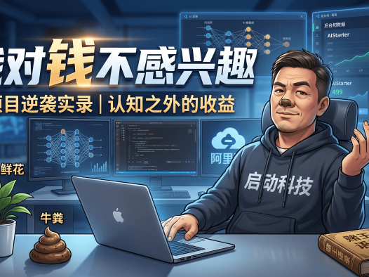 从 0 到百亿市值的野心：为何我敢让老婆辞职一起 All in AI 赛道？（附 AIStarter 涨价逻辑分析）