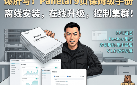 PanelAI 系统使用手册初稿完成：一键部署 AI 项目、管理多服务器，早鸟买断即将上线