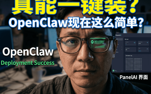 PanelAI 本周末上线！一键部署 OpenClaw 小龙虾等 AI 应用，完整流程实操详解