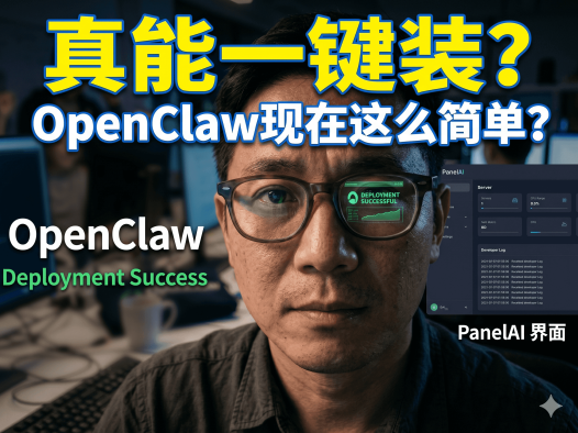PanelAI 本周末上线!一键部署 OpenClaw 小龙虾等 AI 应用,完整流程实操详解