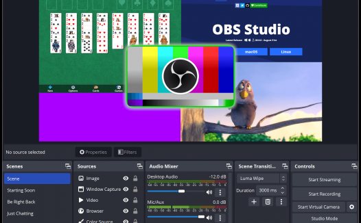 OBS视频录制和直播的免费开源软件下载